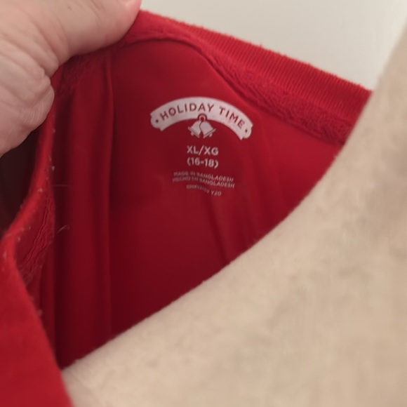 Family- Pajamas Red Top Oh What Fun! Final Sale - Picture 6 of 7